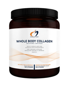 Whole Body Collagen contains a unique blend of three patented collagen peptides supported by clinical research showing their efficacy for supporting collagen production, bone strength, joint health and integrity, skin elasticity, and more. 