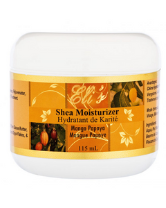 Eli's Shea Moisturizer is a unique moisturizer for oily skin, nourishes, replenishes, beautifies and preserves the natural state of the skin. Therapy for acne, eczema, blemishes, rashes and dryness. Antioxidant, day and night moisturizer.