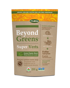 Beyond Greens® provides the foundation for optimum nutrition with the best that nature has to offer including organically grown cereal grasses including barley, alfalfa, oat and rye. 