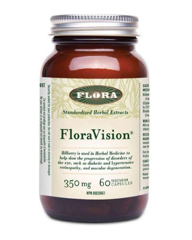 Focus in on the health of your eyes daily, with Flora FloraVision. This unique formula combines extract of bilberry fruit, used for years in herbal medicine to support eye health, with natural, freeze-dried blueberries.