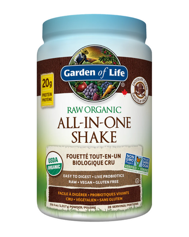 Garden of Life - Raw Organic All-In-One Shake, Chocolate -  2 lb