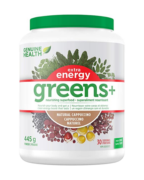 Just one scoop daily provides immediate, long-lasting energy, along with essential nutrients for a healthier, energized body – naturally. Formulated with the synergistic blend of naturally energizing greens+, plus taurine and naturally occurring caffeine from kola nut.