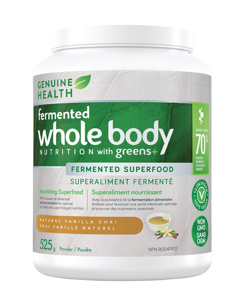 fermented whole body NUTRITON with greens+ also feeds key systems and functions of the body with premium nutrition from the nutritional, allergen free, and pH balancing benefits of Vegan greens+ O, fermented brown rice protein, plus brain, mood and vision support from Vegan Vitamin D, Extramel™, NeuroFactor™ and Lutein, and supercharged whole foods and antioxidant rich botanicals including AuroraBlue™.