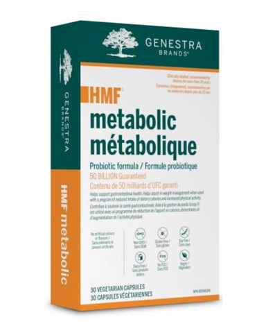 HMF® Metabolic was specifically formulated with a combination of five proprietary probiotic strains, which were studied in a recent randomized, double-blind, placebo-controlled trial in adults. 