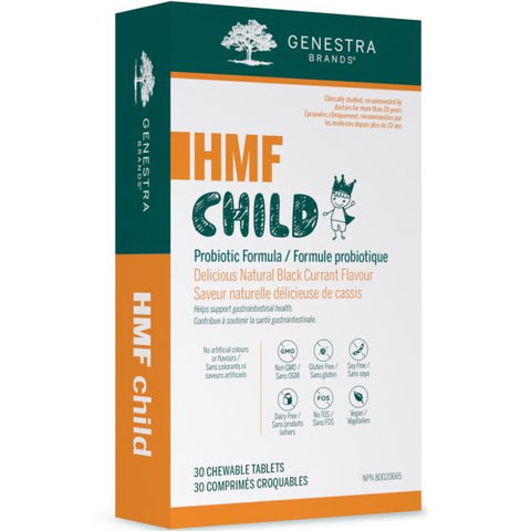 Genestra - HMF Child Probiotic Blackcurrant Flavour - 30 Chewable tablets