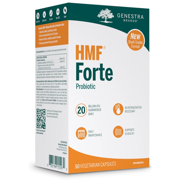 Genestra - HMF Forte (Shelf Stable) 50 vegetarian capsules