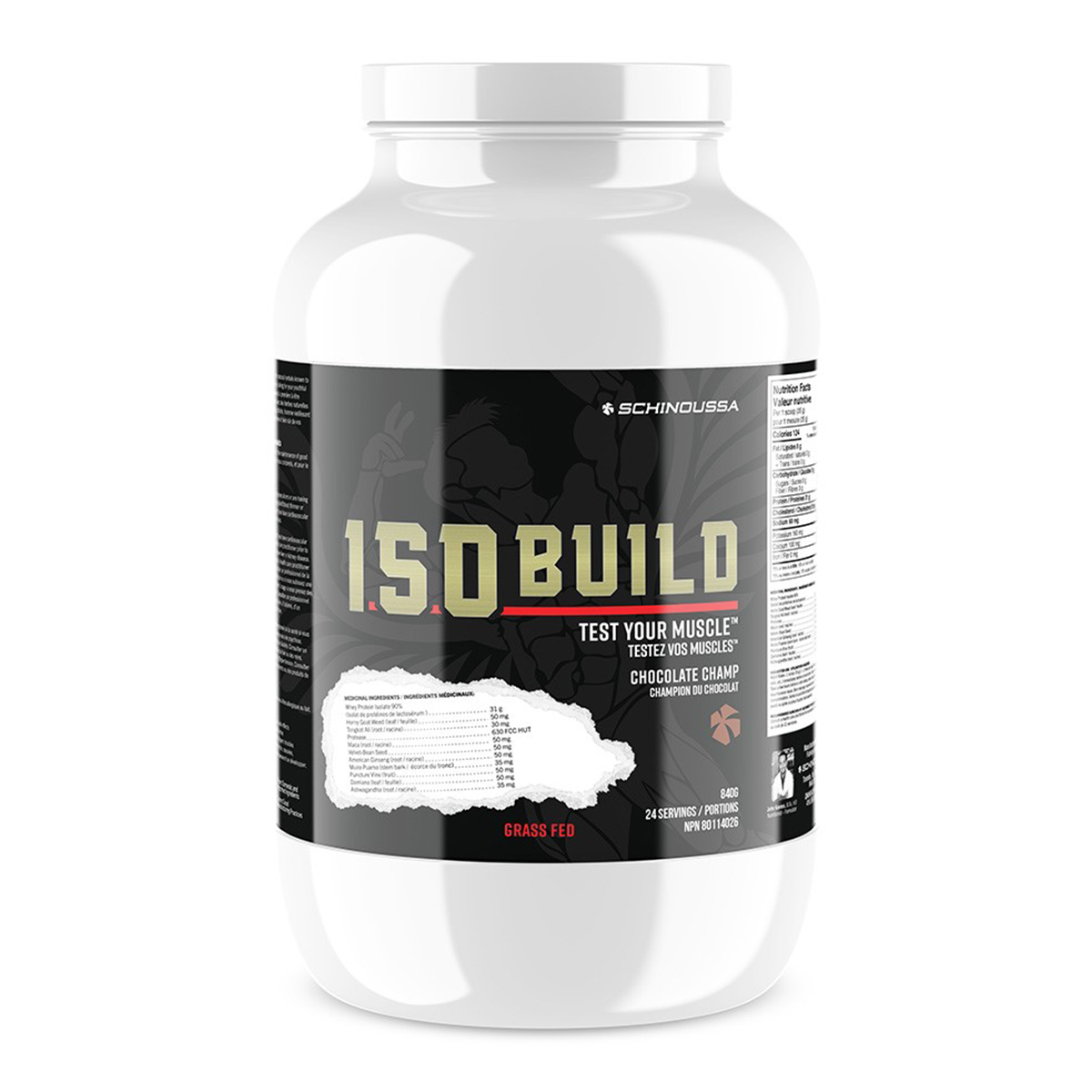 Schinoussa - ISO Build Grass Fed Protein 24 Servings