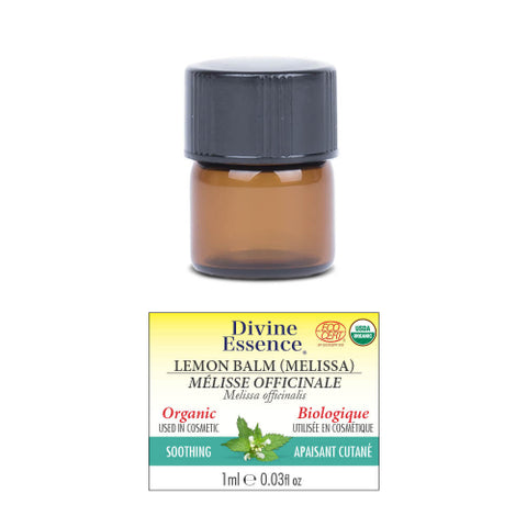 Divine Essence - Lemon Balm (Melissa) 100% Organic 1 ml