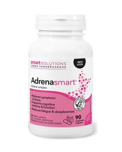  The adrenals make cortisol, our stress hormone, as well as progesterone, DHEA, testosterone and estrogen. ADRENAsmart works fast to aid adrenal function.
