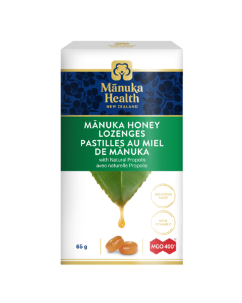 ﻿Manuka Health Manuka Honey Lozenges with Natural Propolis.
