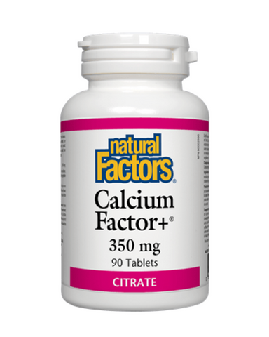 Natural Factors - Calcium Factor+ 350 mg - 90 Tablets
