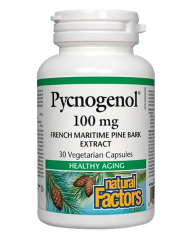 Natural Factors - Pycnogenol 100 mg - 30 Vegetarian capsules