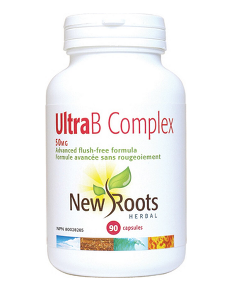 New Roots - Ultra B Complex 50 mg - 90 Capsules – Ginkgo Health Shop