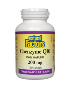 Coenzyme Q10 is a vitamin-like essential nutrient that helps increase levels of cellular energy production and is required by every cell in our body. Known to support cardiovascular health and cellular vigour. Natural Factors Coenzyme Q10 30 mg is 100% natural, consisting only of the trans isomer identical to the body’s own CoQ10.