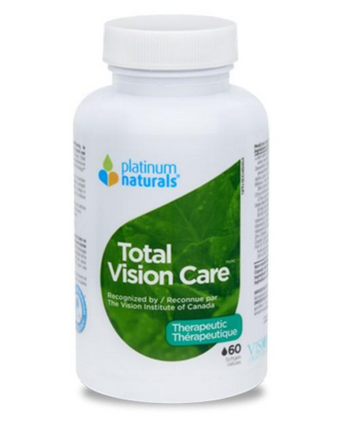 Total Vision Care uses therapeutic doses of 20 mg of lutein and 2.5 mg of zeaxanthin in natural oils extracted from Marigold (Tagetes erecta). Lutein and zeaxanthin protect the macula and photoreceptors in the retina from oxidative stress, as well as helping to filter out high energy visible blue light.