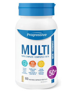 Progressive MultiVitamins for Men 50+ addresses the needs of an aging body and helps you stay youthful and remain active with the ones you love.