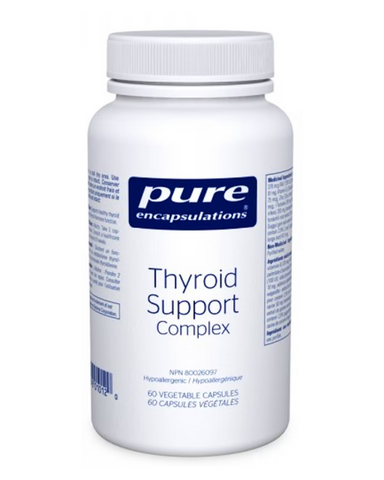 Thyroid Support Complex is a comprehensive formula containing vitamins, minerals and herbal extracts. It was specifically designed to support healthy thyroid gland function.