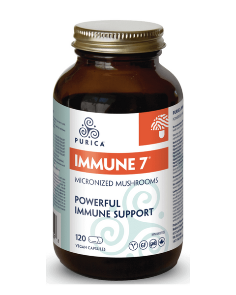 Immune 7® provides superior support for the immune system. It may be used proactively, or to assist a suppressed immune response. Containing beta glucans and other mushroom compounds known to be highly effective in activating immunity, Immune 7®’s high bio-availability makes it the gold standard of mushroom therapy.