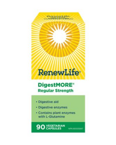 Proper digestion is vital for good health and energy. DigestMORE is a powerful blend of digestive enzymes that help ensure the proper breakdown of food so that it can be utilized by the body. Taken with meals it can help with gas, bloating, and other signs of poor digestion.