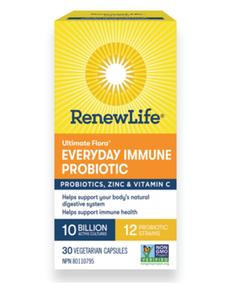 This probiotic is formulated with ingredients to support immune health as well as your body’s natural digestive system.