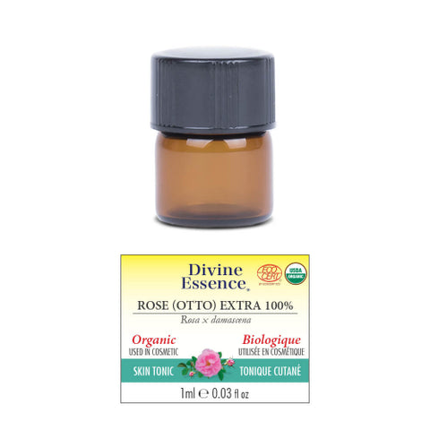 Divine Essence - Rose (Otto) Extra 100% Organic 1 ml