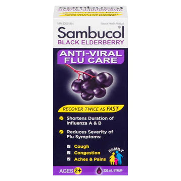 Sambucol - Black Elderberry Syrup Family Ages 2+ 230 ml syrup
