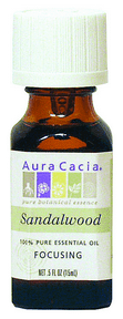 Aura Cacia - Sandalwood 100% Essential Oil 15 ml