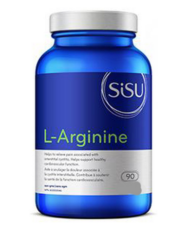 High-potency Sisu L-Arginine supports circulatory and cardiovascular health and may be useful for erectile dysfunction, intermittent claudication (blood clots that cause leg pain), reducing pain of interstitial cystitis and increasing lean body mass in athletes. Sourced from the pure, vegan L-arginine amino acid, this supplement is formulated in an easy-to-swallow tablet with a smooth coating.