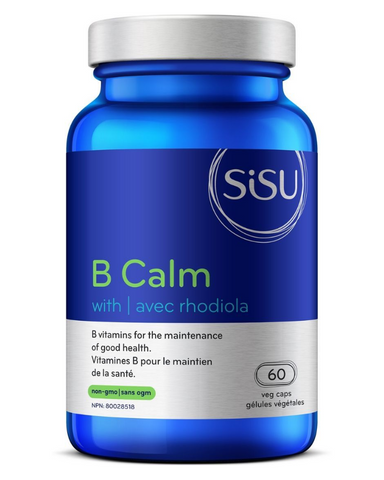 B vitamins calm the nervous system and balance hormones while added rhodiola decreases mental fatigue and improves mental and physical performance.