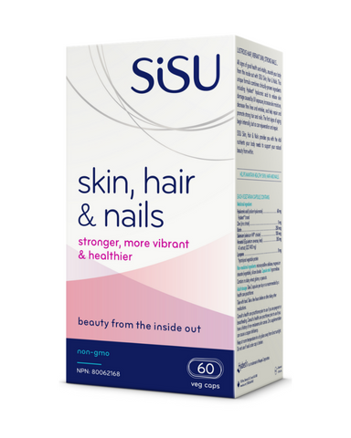 SISU Skin, Hair & Nails captures the strength of natural ingredients including pure hyaluronic acid that nourish the body and inspire beauty from within.
