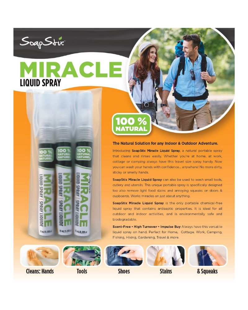 Soap Stix - Miracle Liquid Spray - 3 x 10 ml