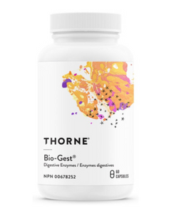 For individuals who need a broad-spectrum digestive aid, Thorne offers Bio-Gest, which contains HCl, pepsin, pancreatin, and ox bile – important for those who need support for protein and carbohydrate digestion, and fat emulsification and absorption.