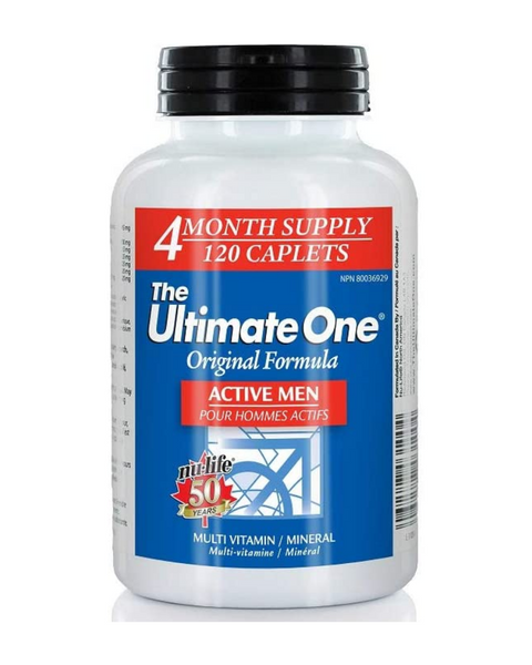 The Ultimate One™ Original Active Men is a multiple vitamin/mineral formula that provides nutrients that may have been lost to physical stress and a high active lifestyle. It features highly absorbable vitamin and mineral forms, a high-potency B-complex to help combat stress and increase energy, a potent antioxidant blend to protect against the damages of exercise and aid recovery.