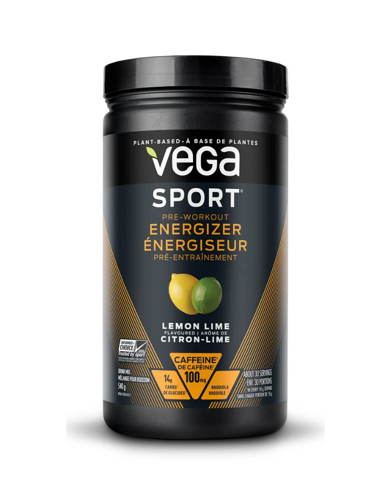 Get in the zone with energy to burn. Vega Sport® Pre-Workout Energizer gives the energy you need to push through long and intense workouts.