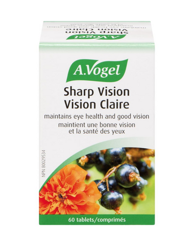 Sharp Vision from A.Vogel is rich in Lutein, zinc, beta-carotene (naturally present in carrot extract) & zeaxanthin. These are nutrients known to be important for maintaining the health of eyes and healthy vision.