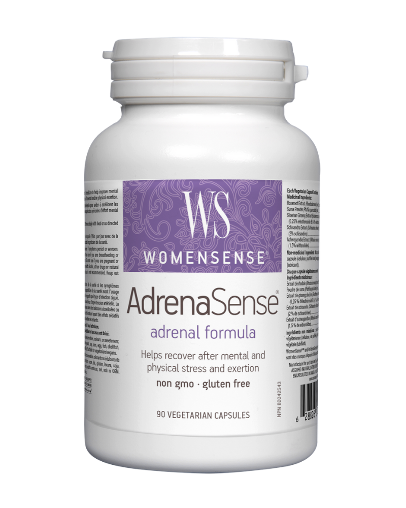 AdrenaSense is a natural formula containing rhodiola, suma, Siberian ginseng, schisandra, and ashwagandha. Health care practitioners recommend AdrenaSense to help improve mental and physical performance after periods of exhaustion and to temporarily promote relaxation.